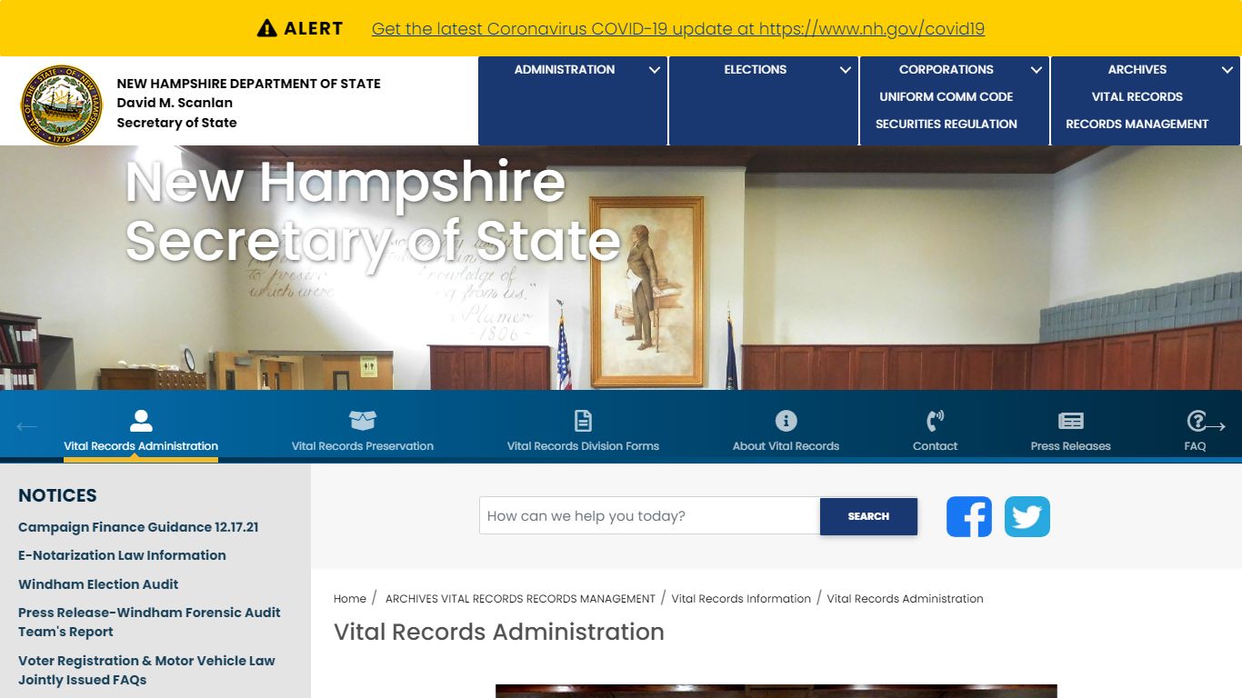 NH-SOS - Vital Records Administration