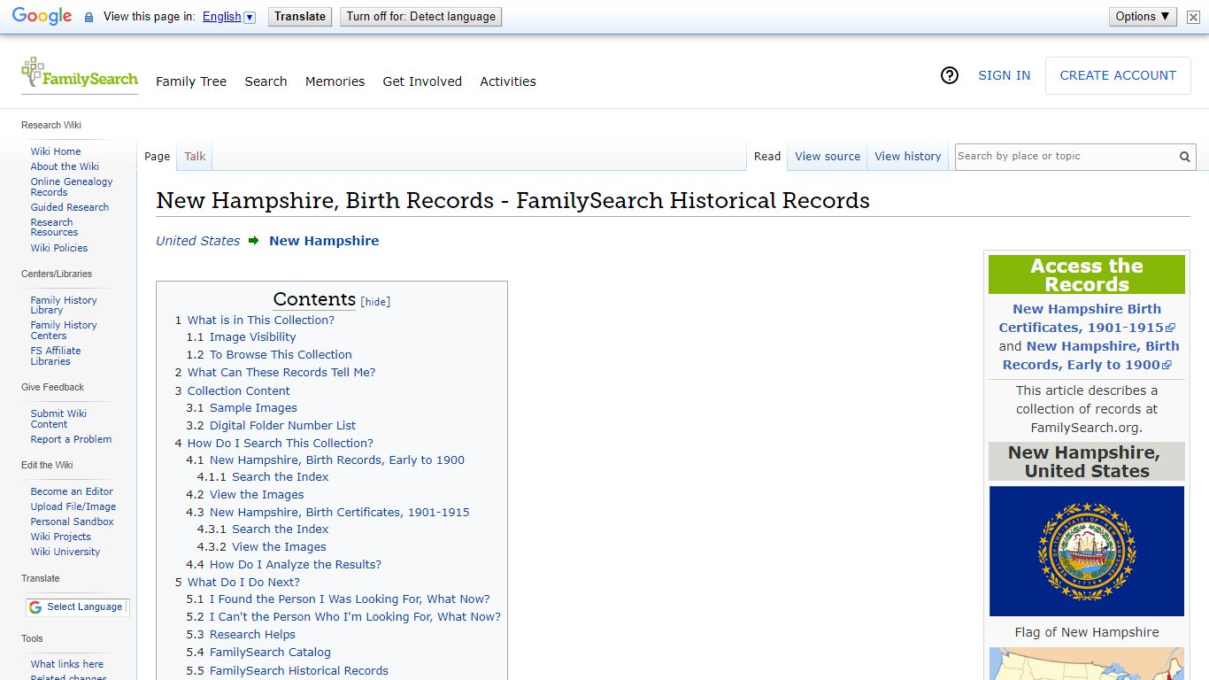 New Hampshire, Birth Records - FamilySearch Historical ...